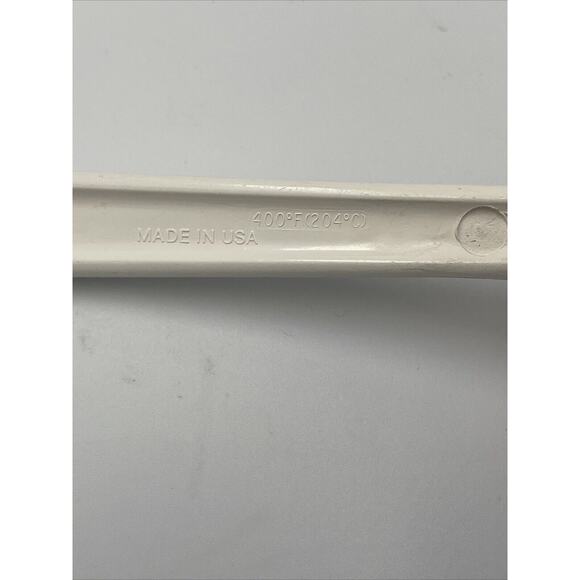 Ultratemp Soup Ladle Nylon White High Temp Plastic Retro Vintage 80s 90s #2109 - Picture 4 of 7